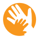 Safe behavior icon