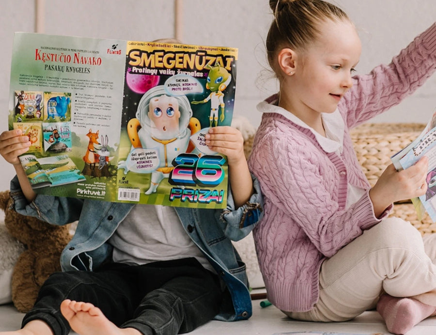 Team reviewing a new magazine issue